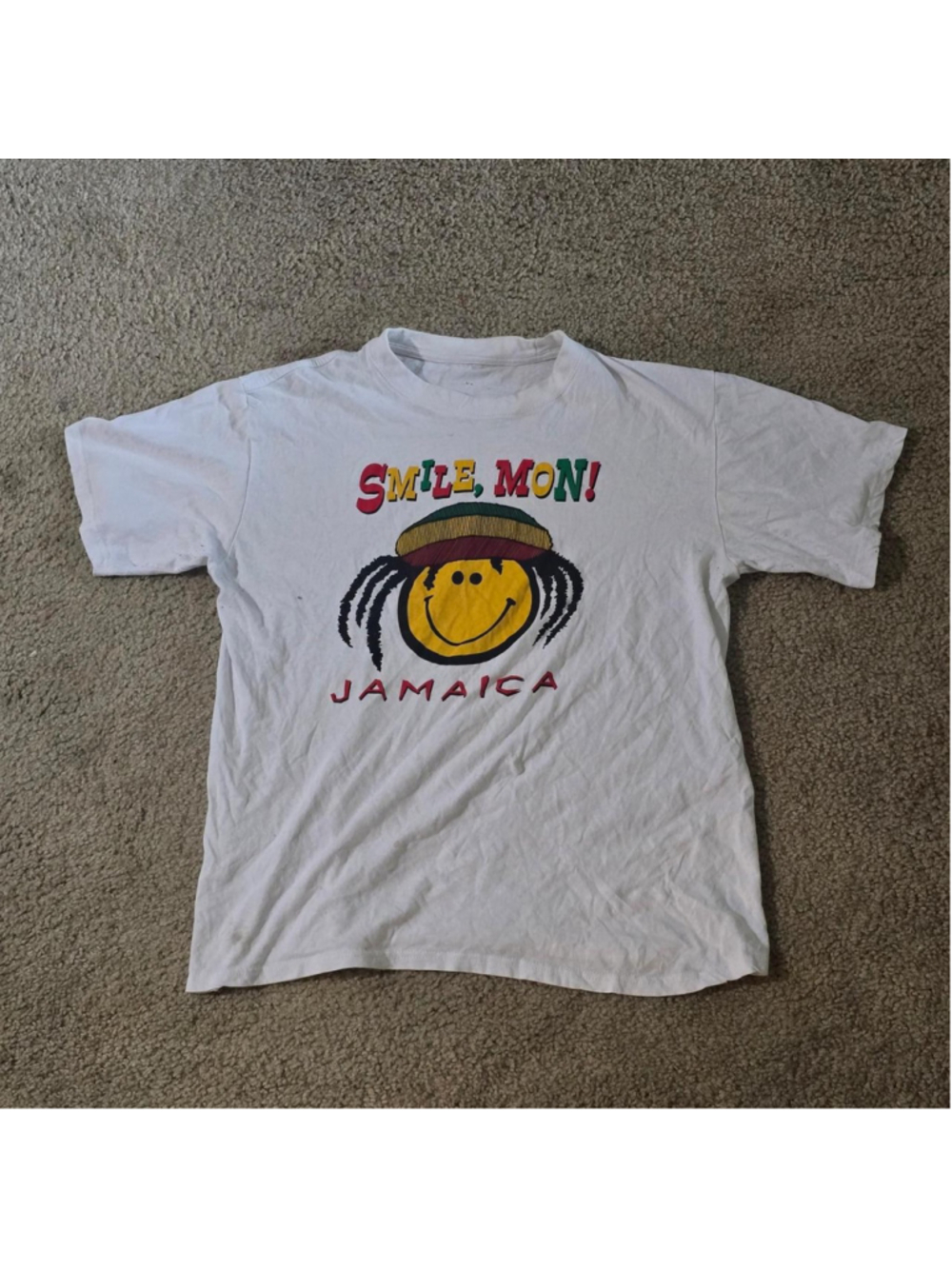 90s Jamaica white tee #reggae #jamaica #rasta
📏Everything I list is measured i